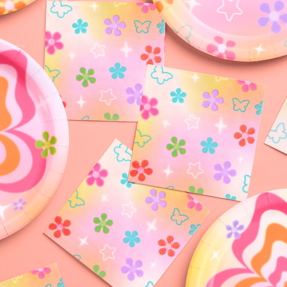 Butterfly Daydream Napkins - 25 Printed Napkins