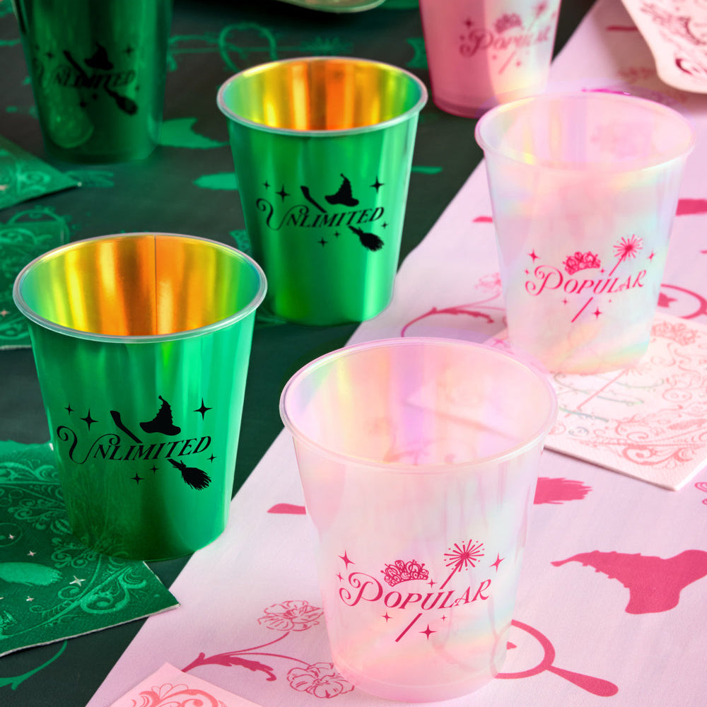 Emerald City Cups - 16 Plastic Cups