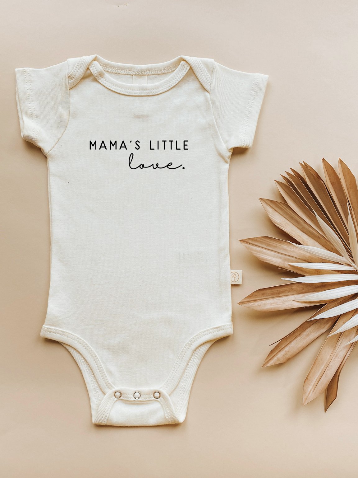 Mama's Little Love Organic Cotton Baby Bodysuit Short Sleeve - HoneyBug
