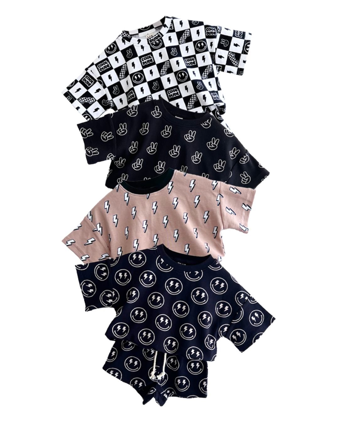 Shorts Set | Lightning Bolt - HoneyBug