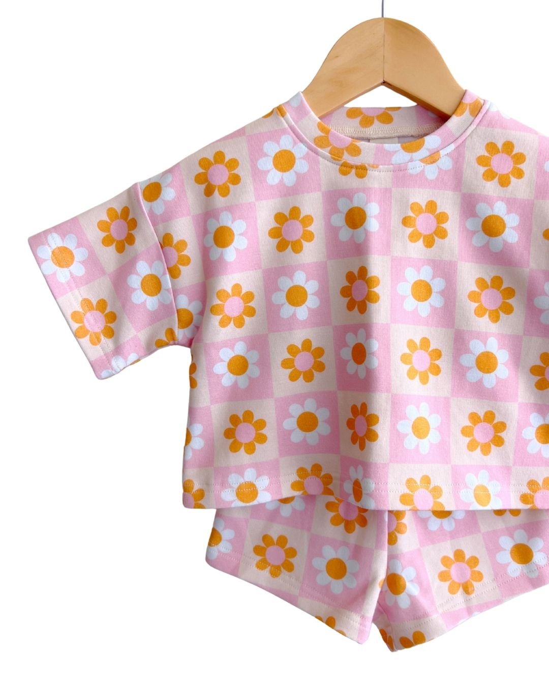 Shorts Set | Retro Daisy - HoneyBug