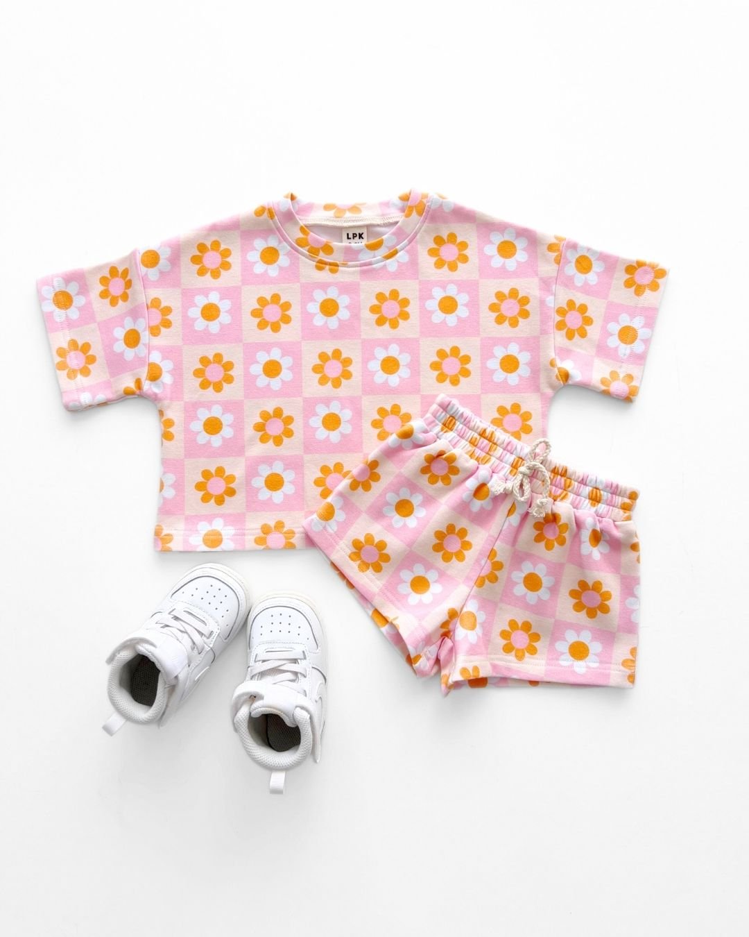 Shorts Set | Retro Daisy - HoneyBug