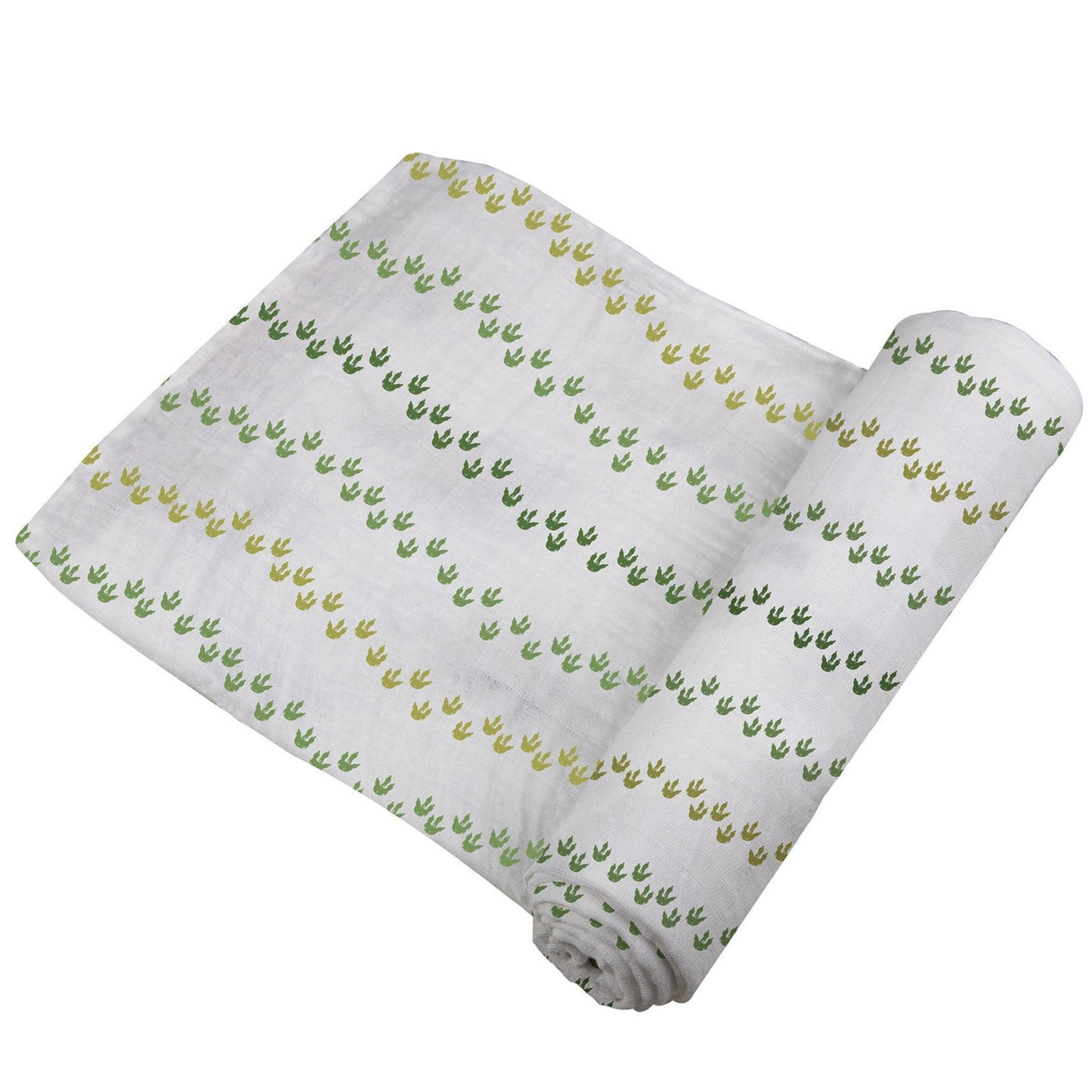 Dino Feet Cotton Muslin Swaddle - HoneyBug