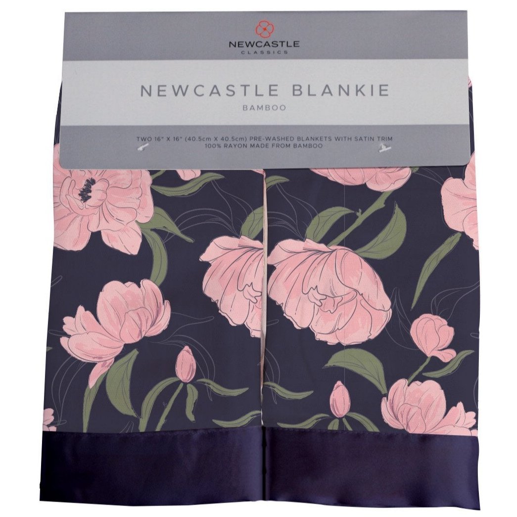 Peonies Newcastle Blankie - HoneyBug