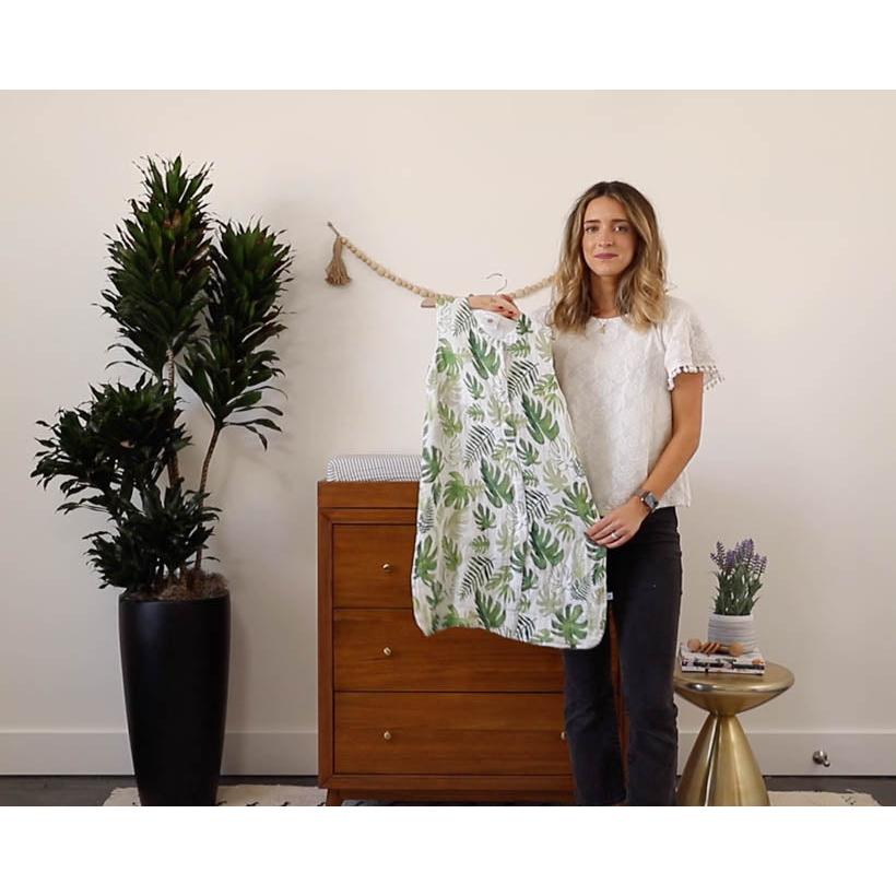 Cotton Muslin Sleep Bag - Woof - HoneyBug