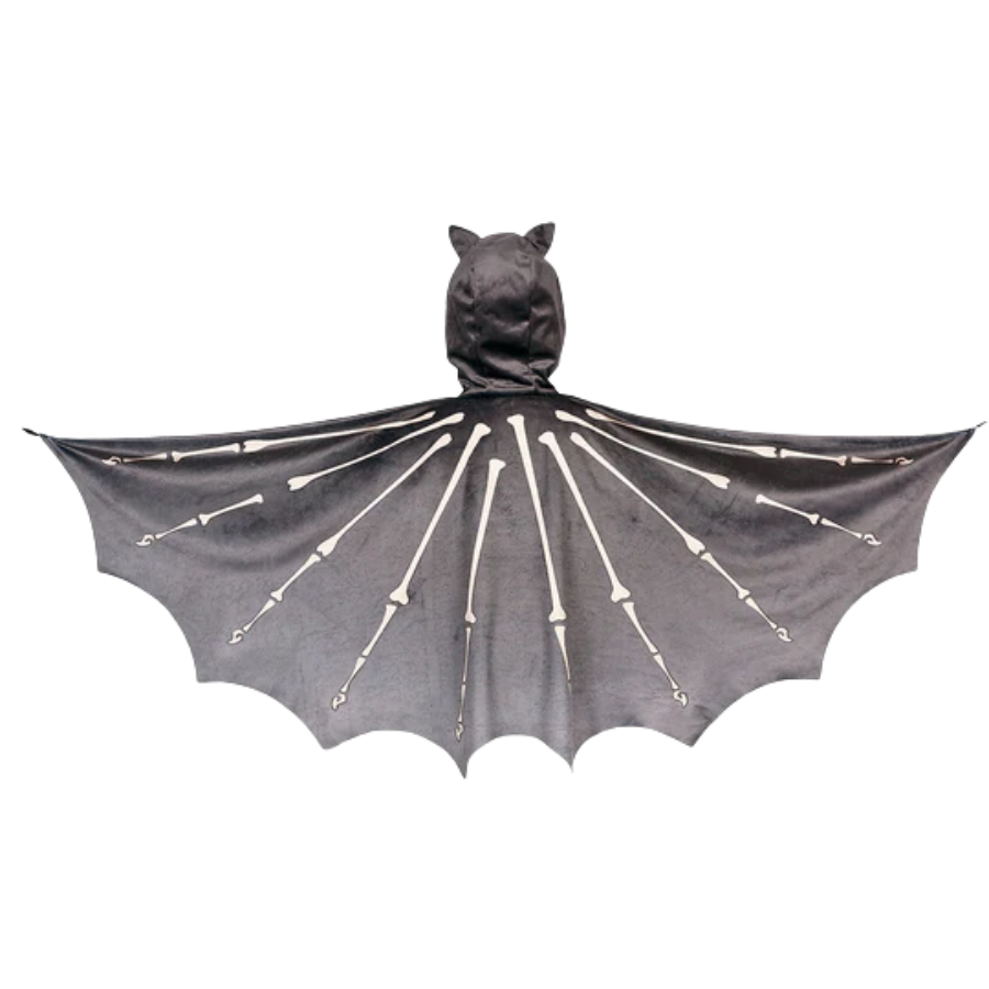 Bat Halloween Costume Cape for Kids - Carnival & Festive Use - sz 4-8 yrs