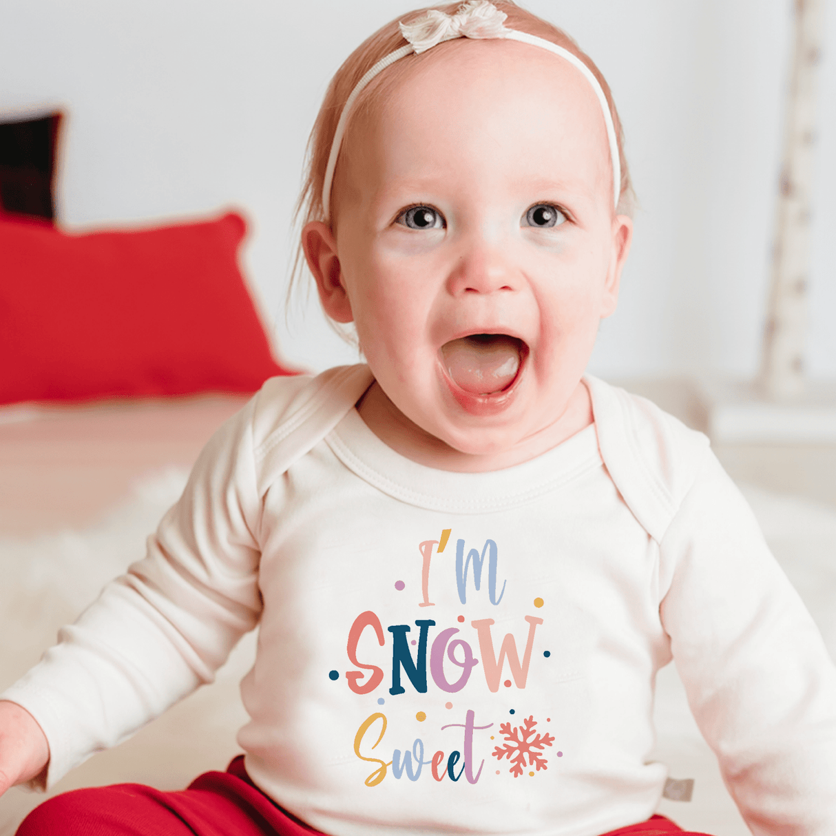 graphic bodysuit | snow sweet (long sleeve) - HoneyBug
