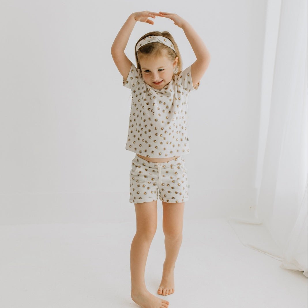 Boxy Toddler Tee | Sun - HoneyBug