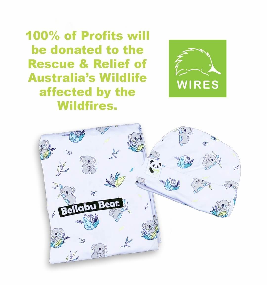 Bamboo Swaddle & Beanie Set - HoneyBug