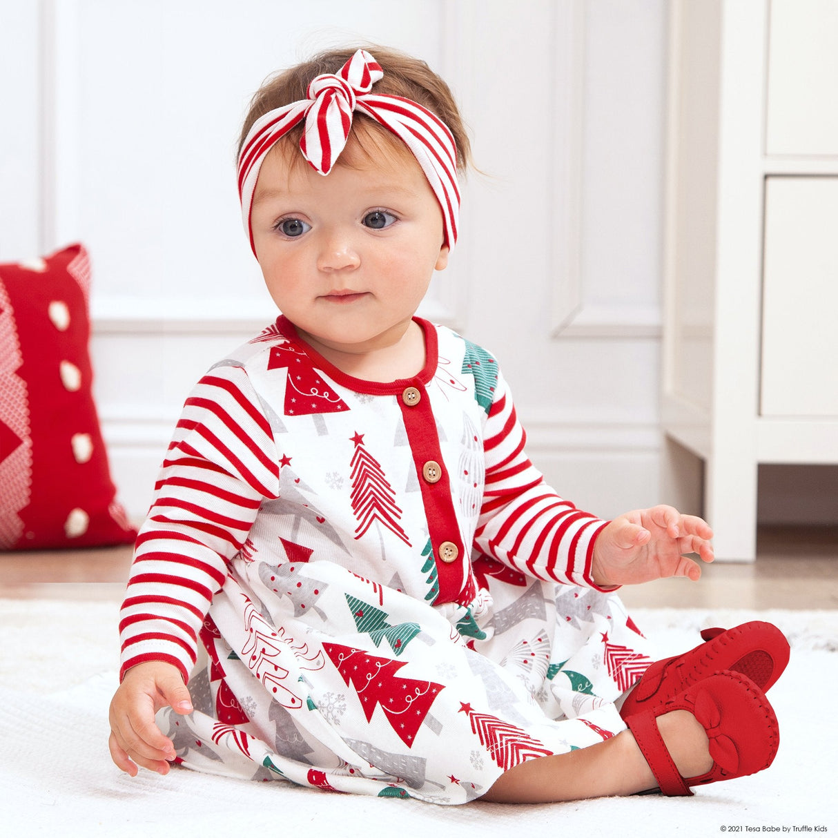 Christmas Tree Dress - HoneyBug