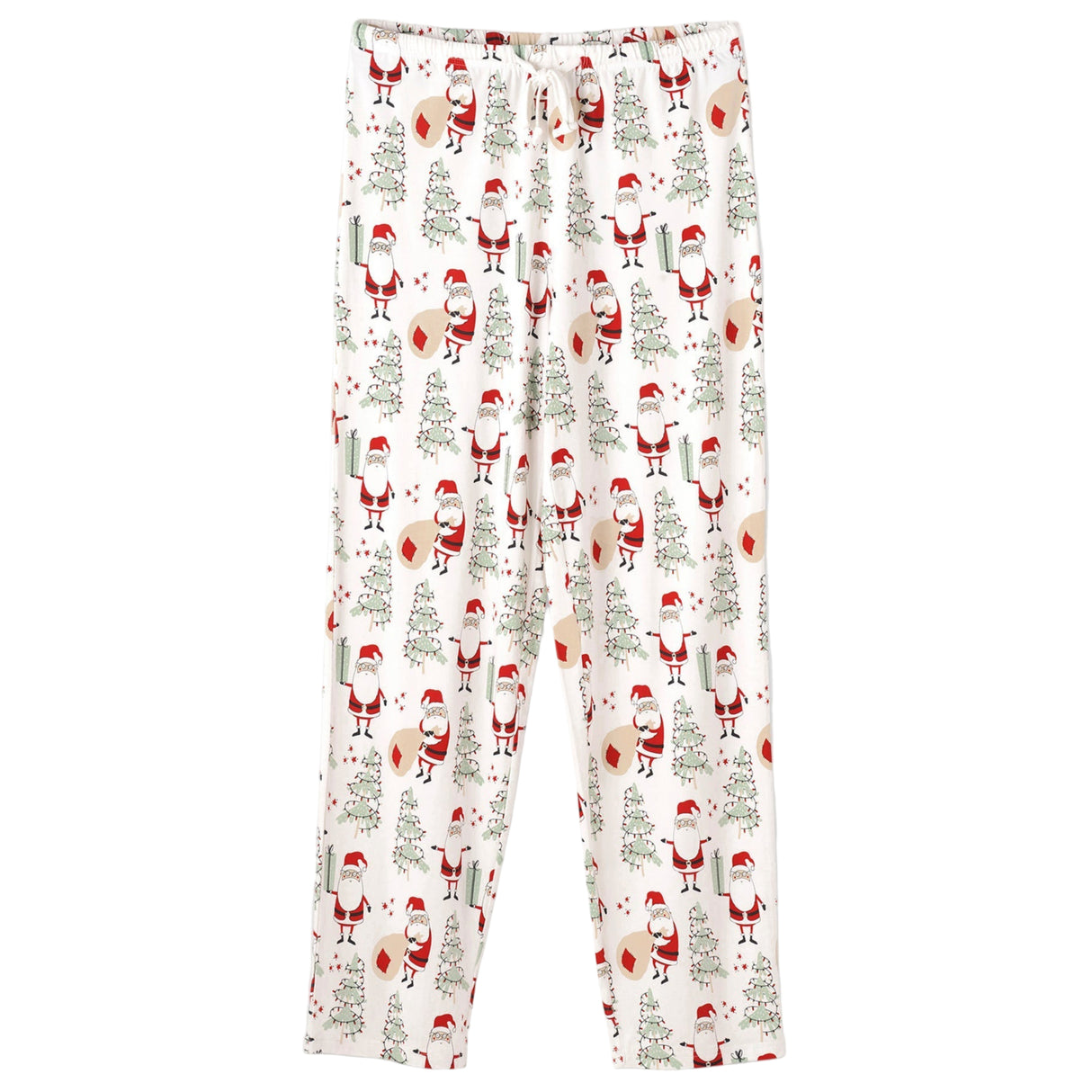 Christmas Santa Bamboo Adult Pajama Pants - HoneyBug