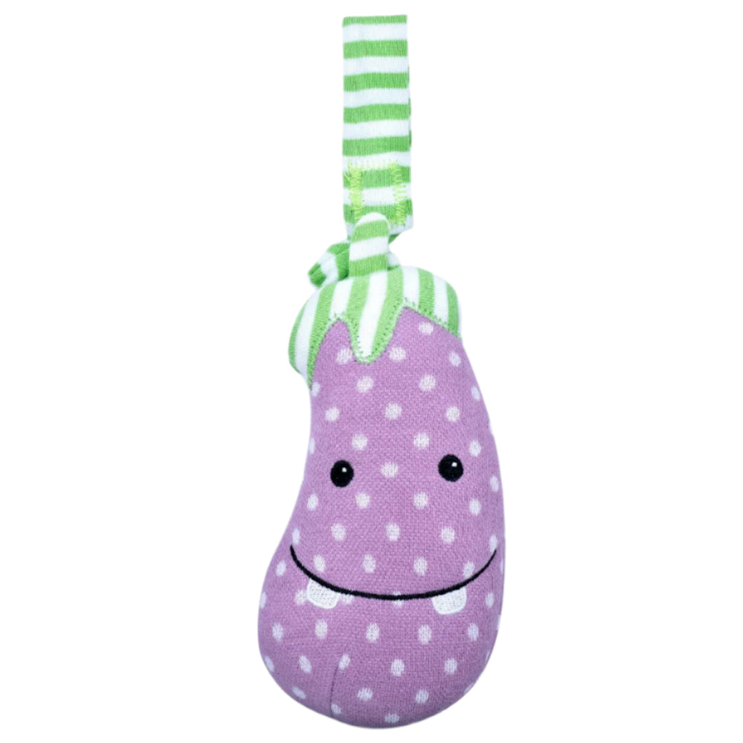 Eggplant Stroller Toy - HoneyBug