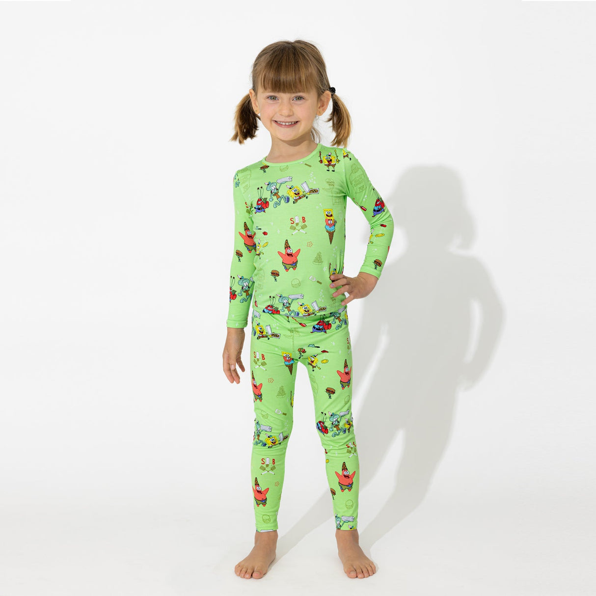 SpongeBob SquarePants: Foodie Bamboo Kids Pajamas - HoneyBug