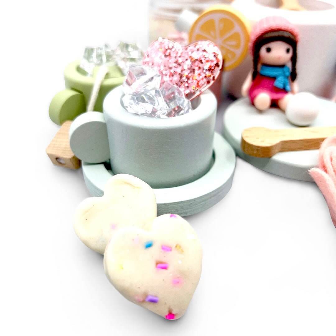 The Perfect Tea Party Set with Playdough