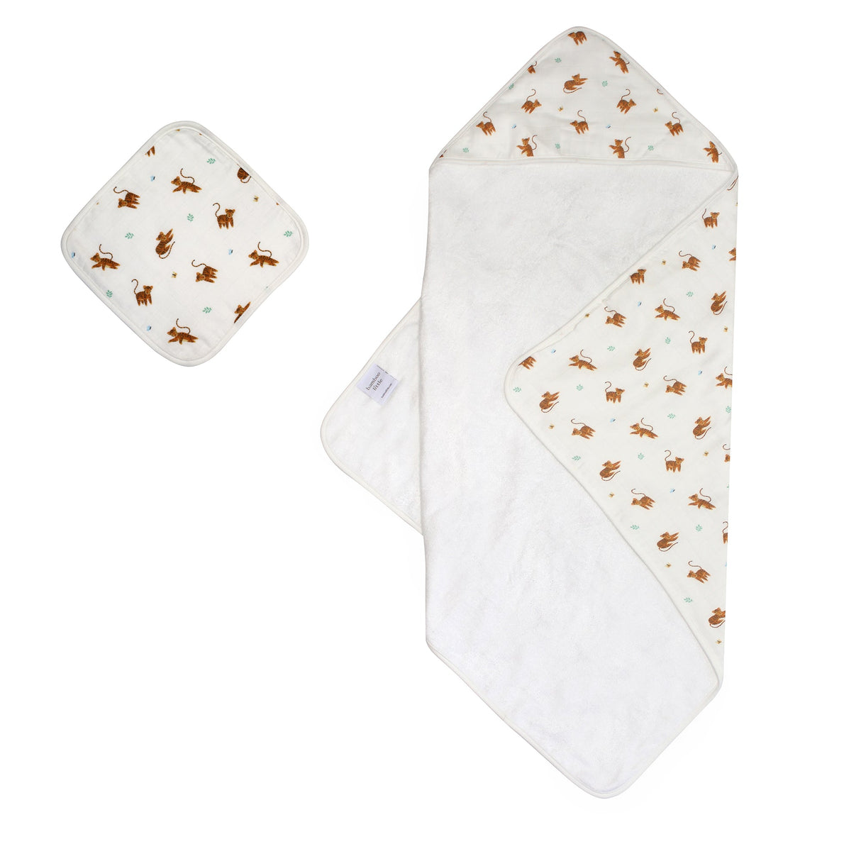 Tiger Hooded Towel Set - HoneyBug