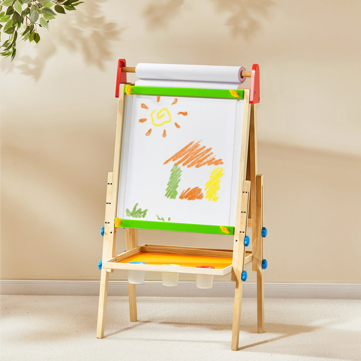 Tiny Land® Double-Sided Easel for Kids - HoneyBug