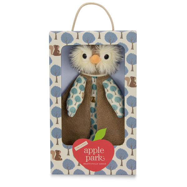 Patterned Blankies - Owl - HoneyBug