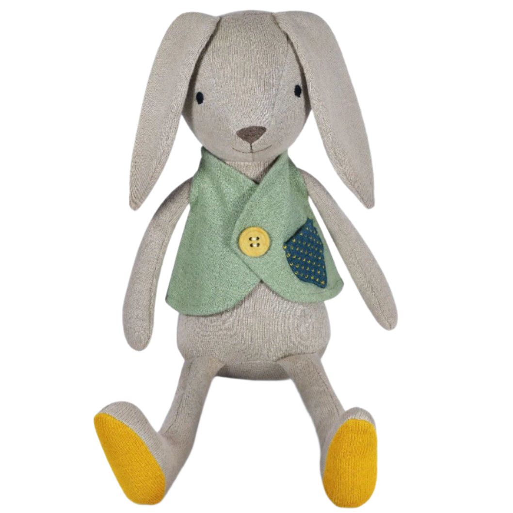 Knit Bunny Plush - Luca - HoneyBug