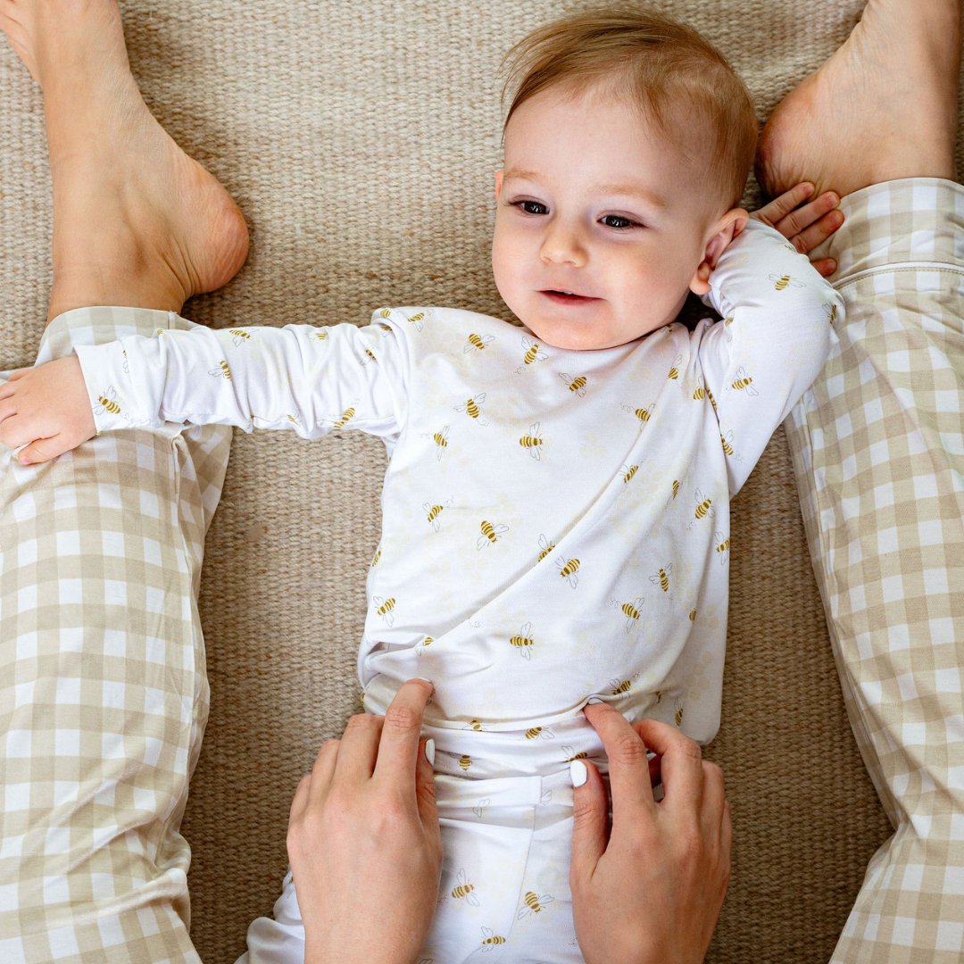 Toddler Pajama Set - Busy Bees - HoneyBug