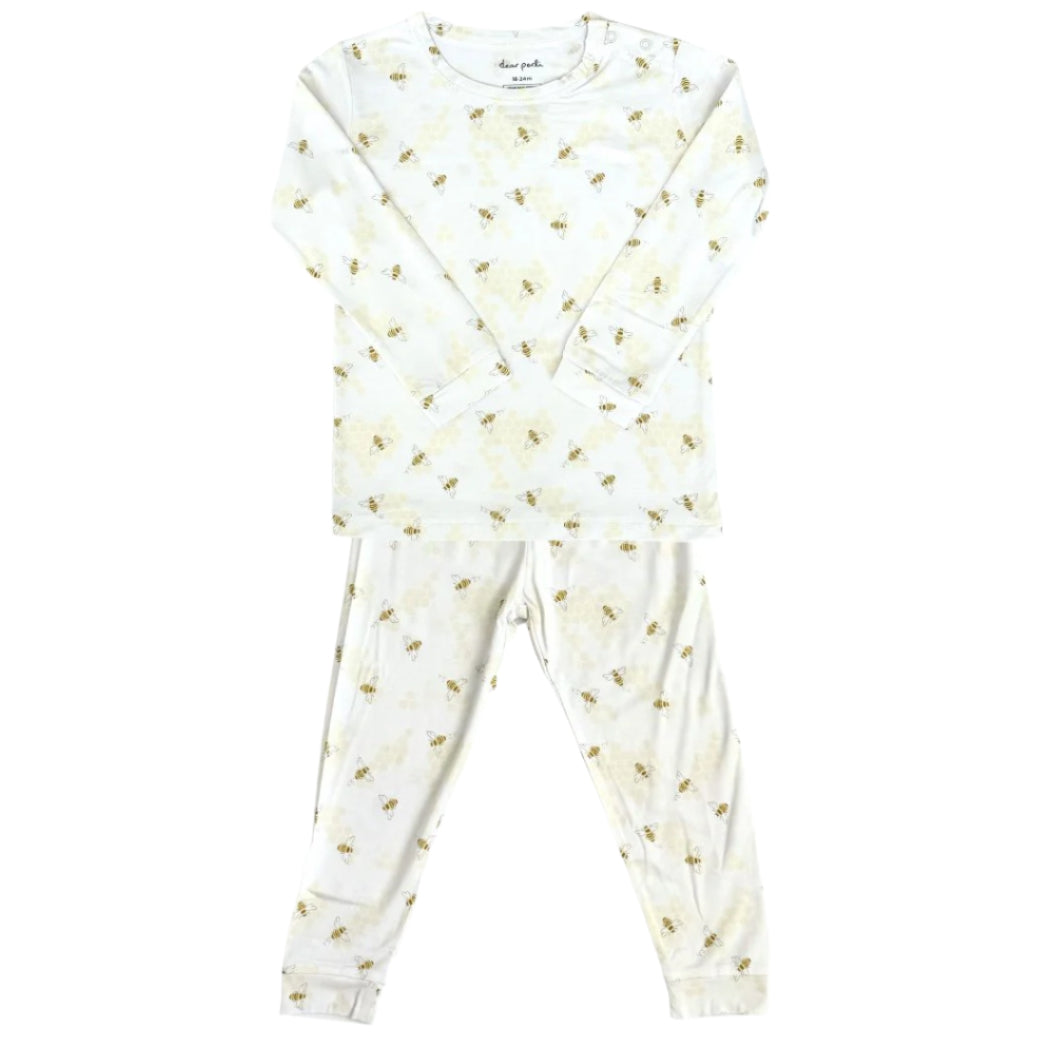Toddler Pajama Set - Busy Bees - HoneyBug