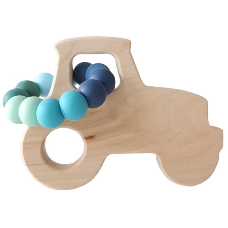 Tractor Wooden Grasping Toy - HoneyBug