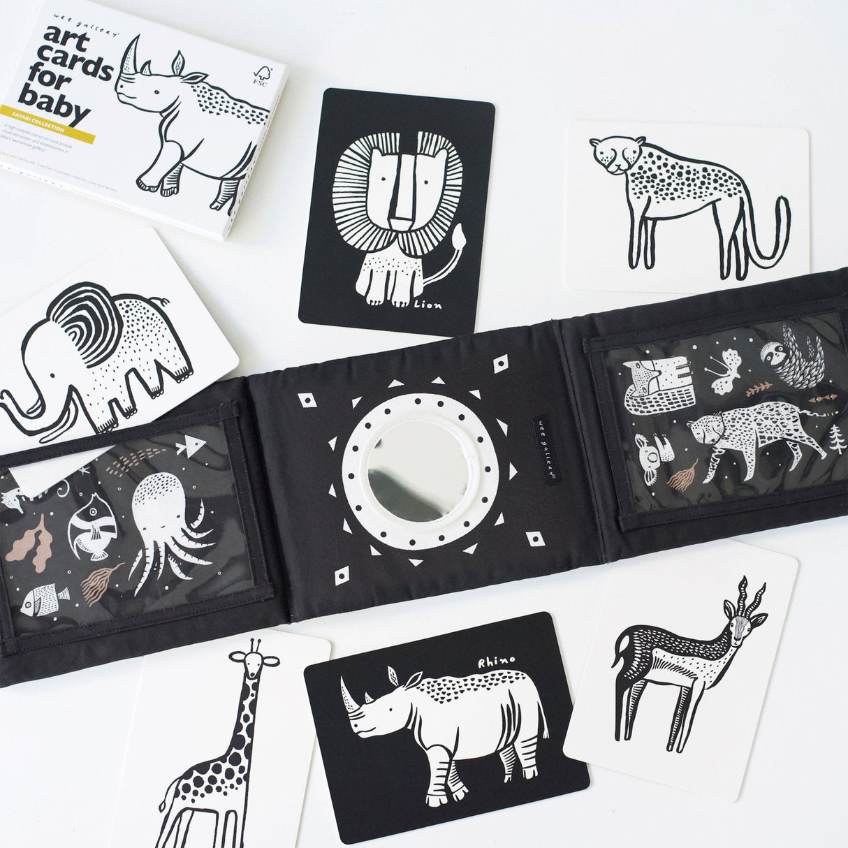 Baby Tummy Time Gallery with Mirror Bundle