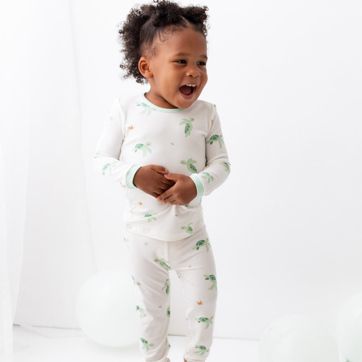 Turtle Pajama Set - HoneyBug