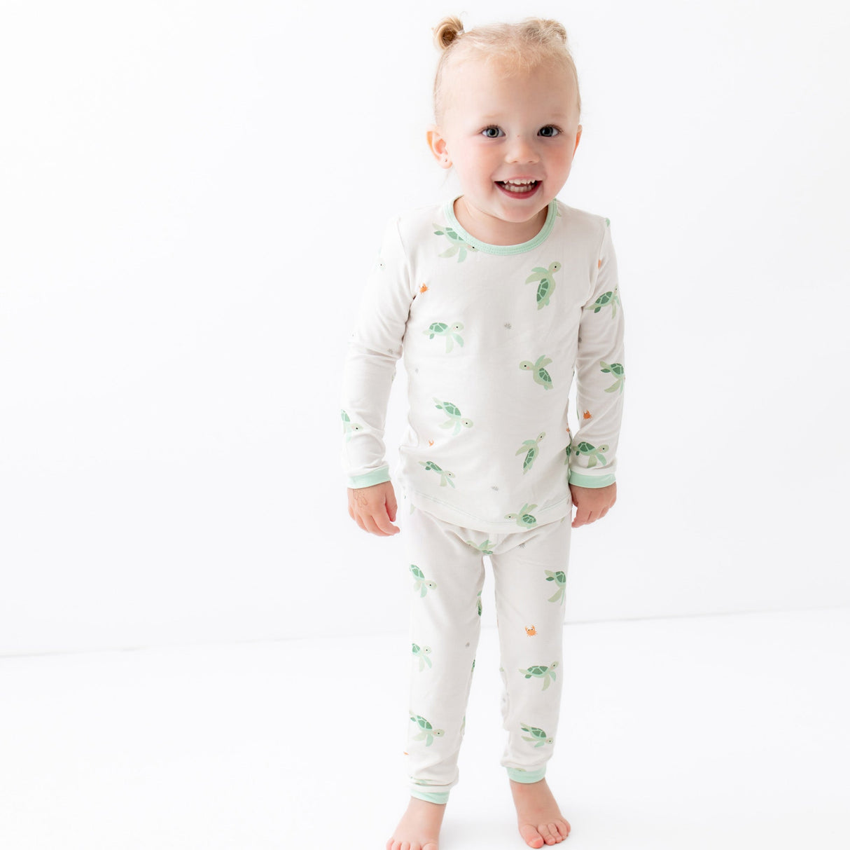 Turtle Pajama Set - HoneyBug