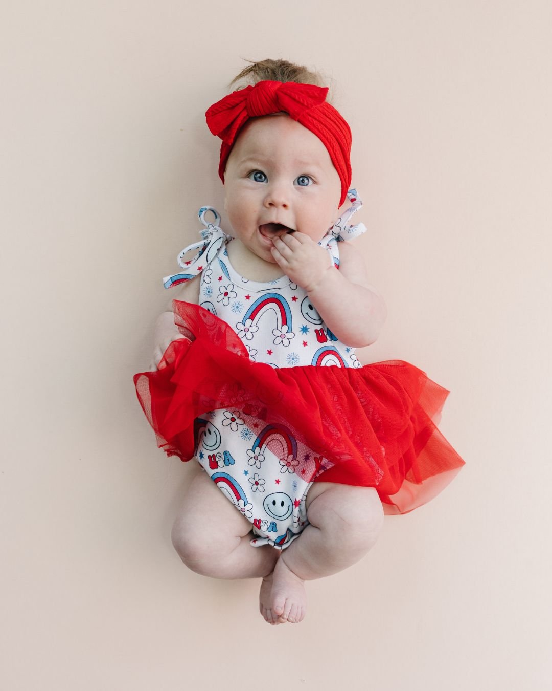 Tutu Romper | Little Miss USA - HoneyBug