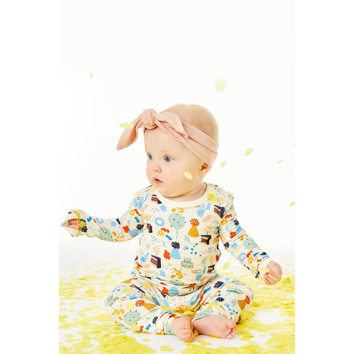 Long Sleeve Pajama Set - Birthday by Clover Baby & Kids - HoneyBug