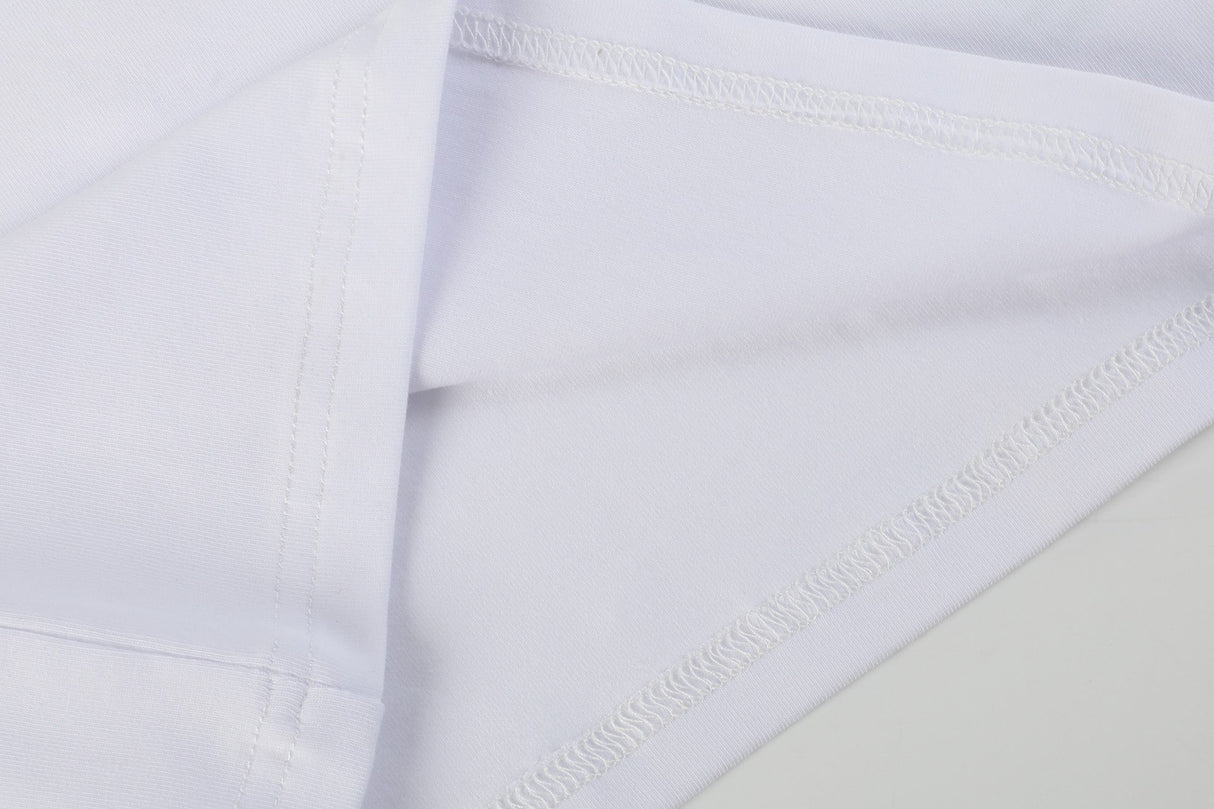 White Collared Lace Sleeve Shirt