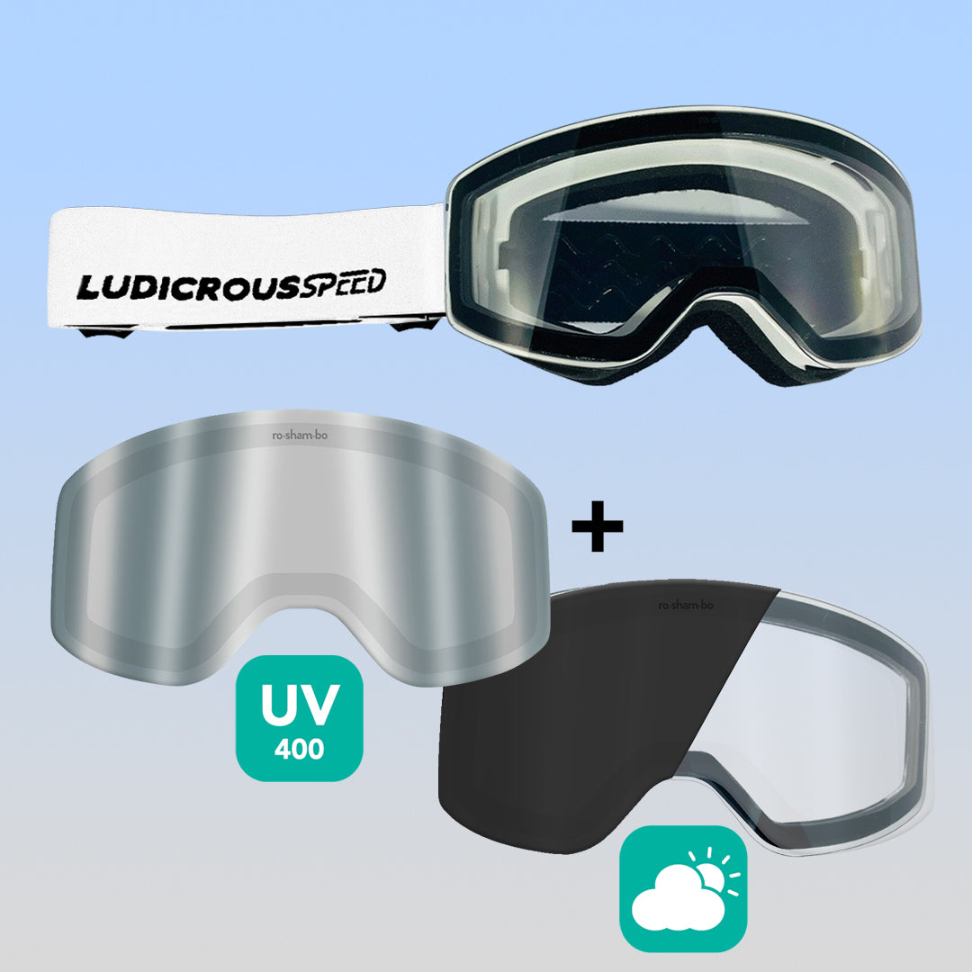 Ludicrous Speed Snow Goggles Set | Youth - HoneyBug