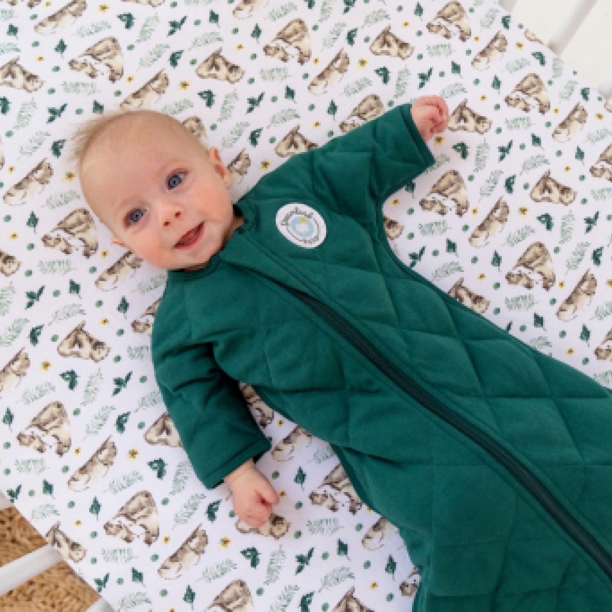 Bamboo Fitted Crib Sheets - HoneyBug