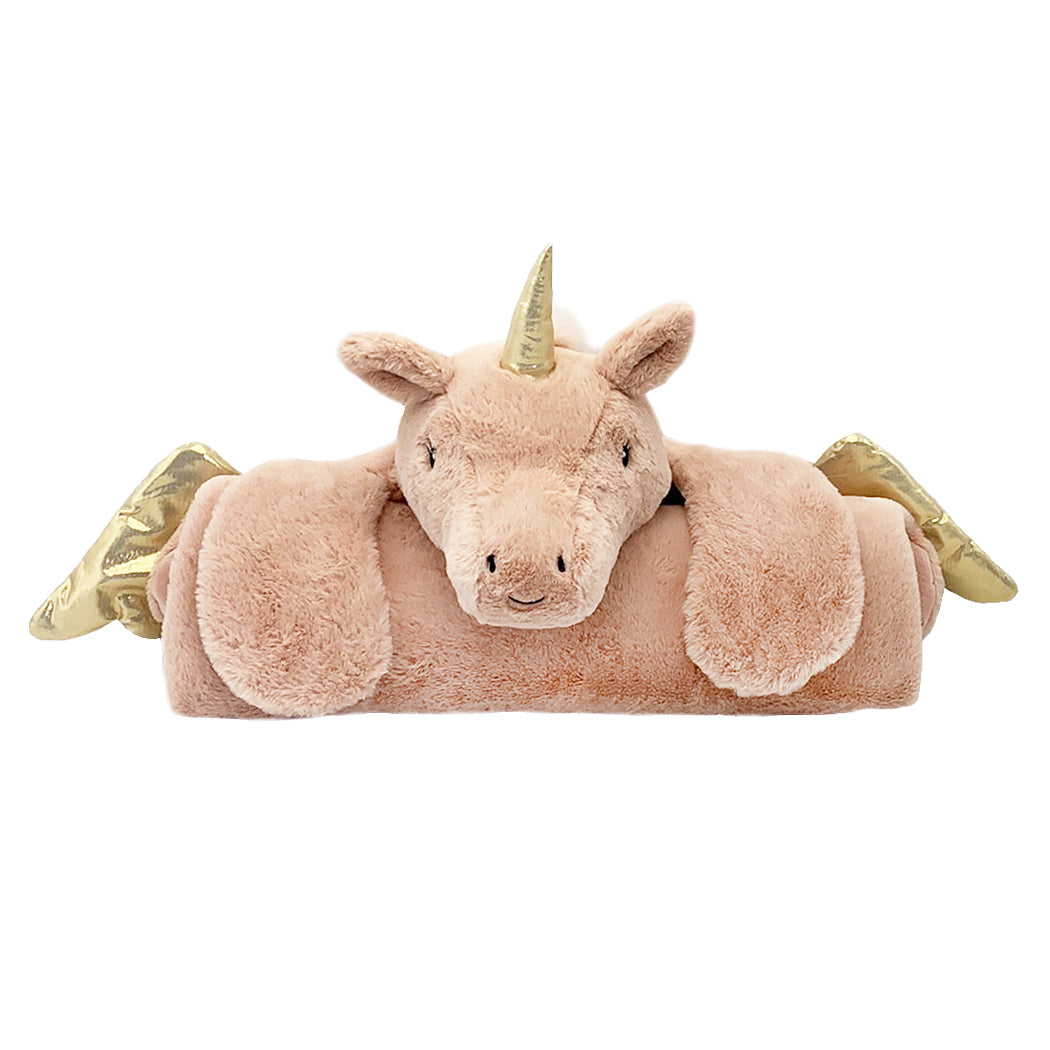 Uliana Unicorn Baby Plush Play Mat - HoneyBug