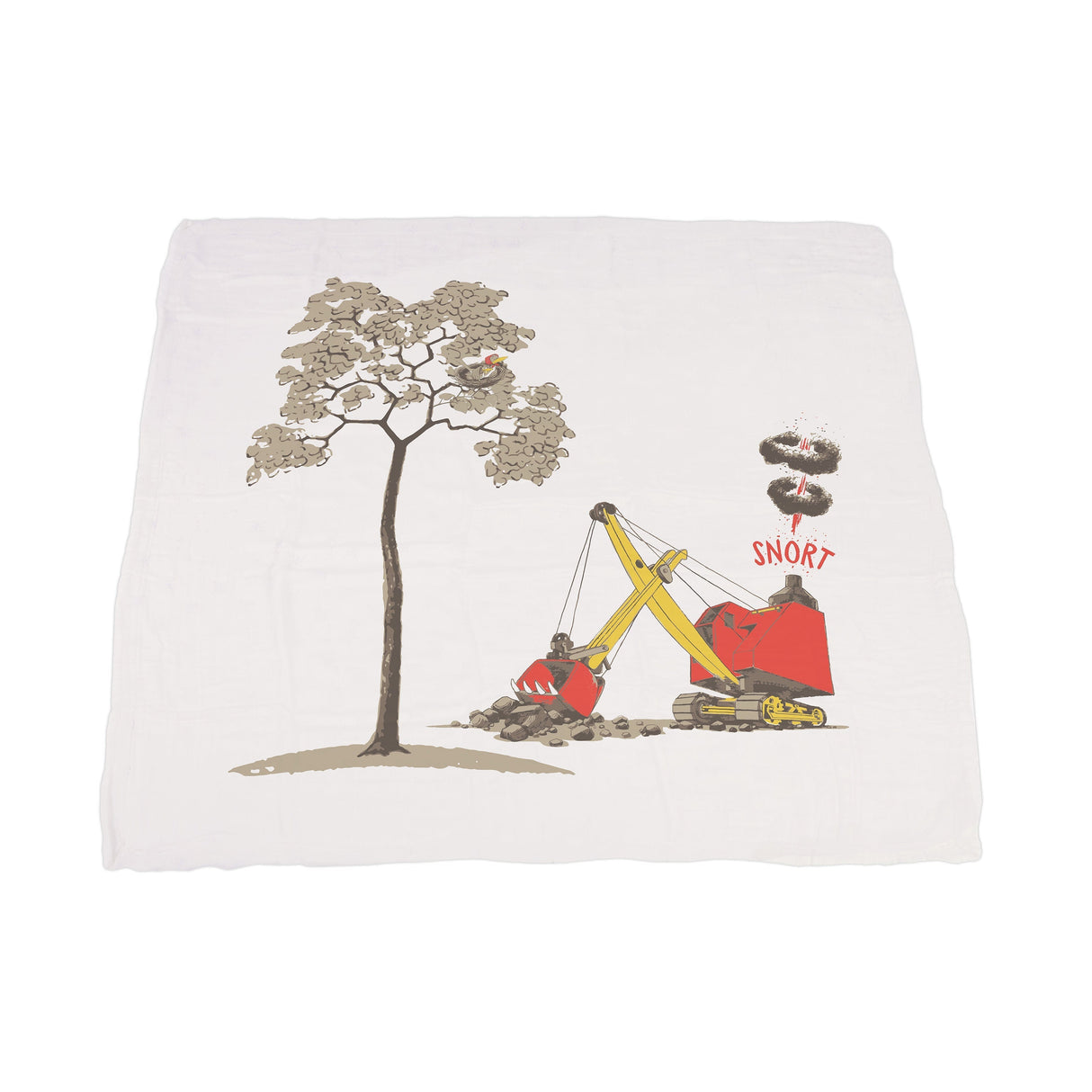 Are You My Mother? Bamboo Muslin Newcastle Blanket - HoneyBug