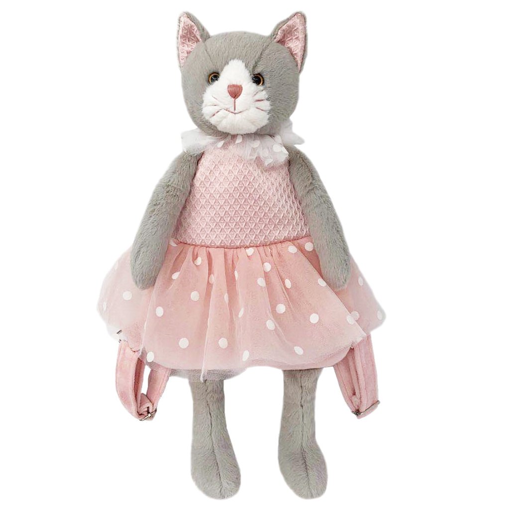 'Celeste' Cat Plush Backpack - HoneyBug