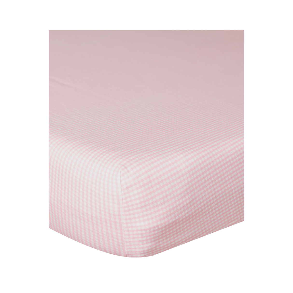 Pink Ginghan Baby Crib Sheets - HoneyBug