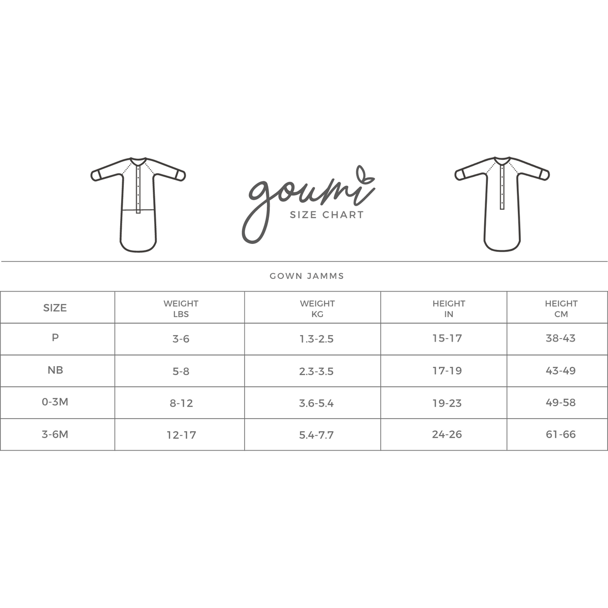 GOWNS | STORM GRAY - HoneyBug