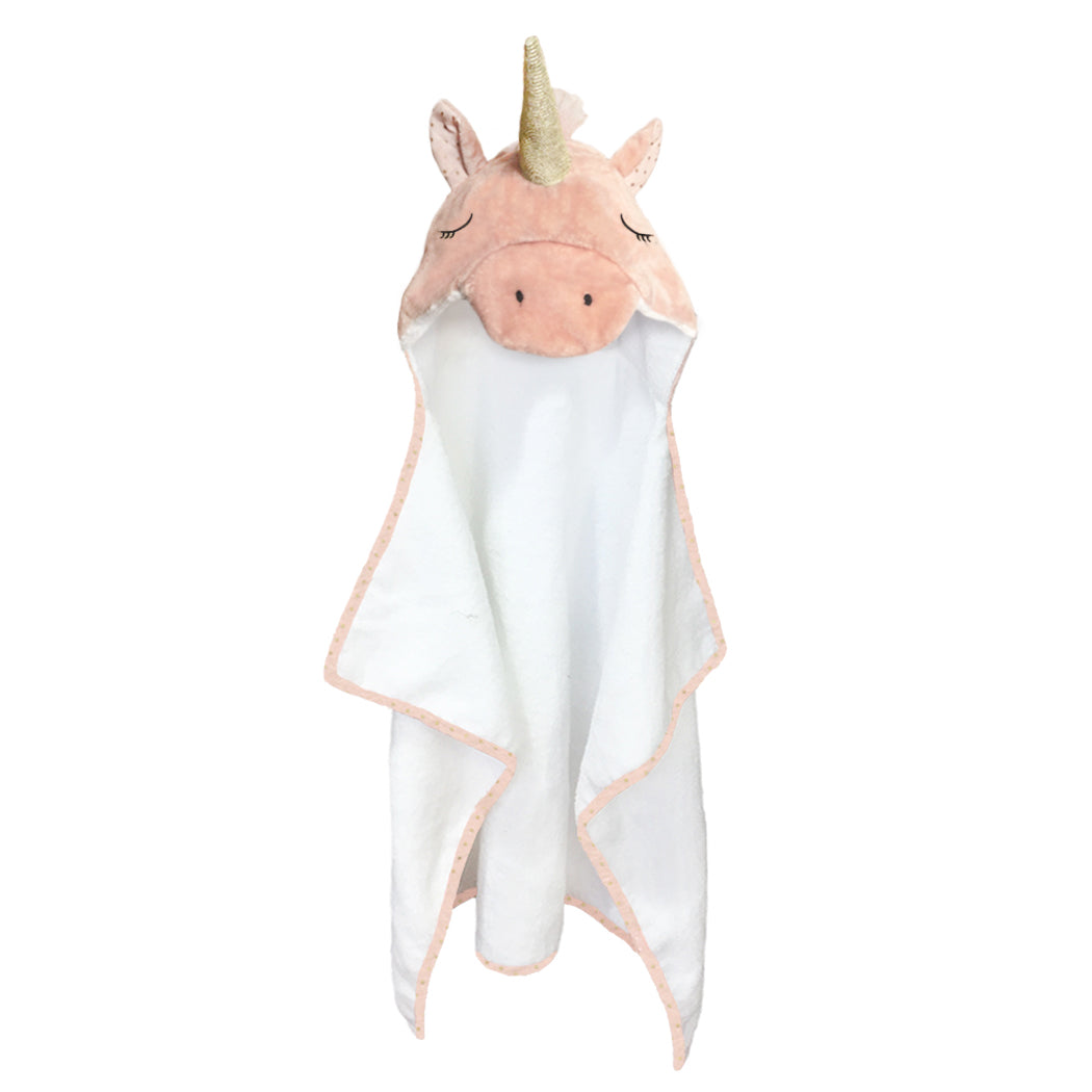 Terry Unicorn Baby Towel - HoneyBug