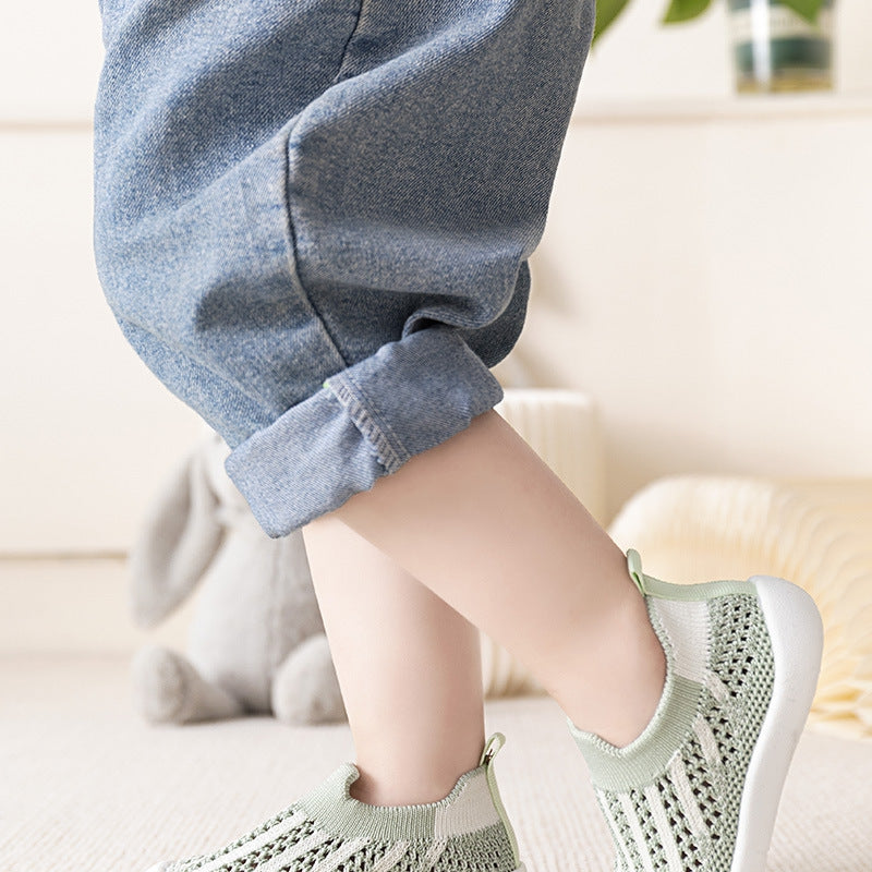 Baby First Walkers - Green Mix - HoneyBug