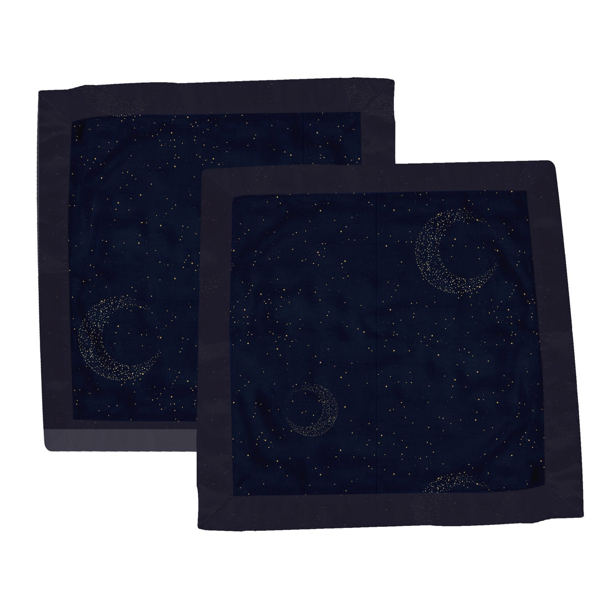 Midnight Moon Bamboo Muslin Security Baby Blankie - HoneyBug