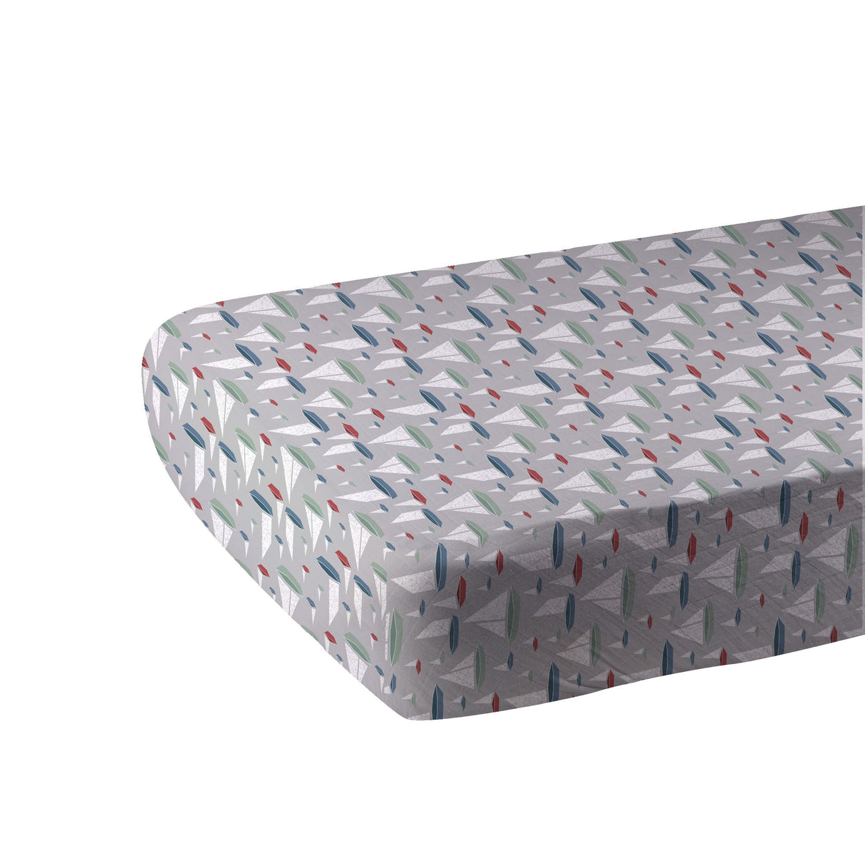 Marina Sailboats Bamboo Muslin Crib Sheet - HoneyBug