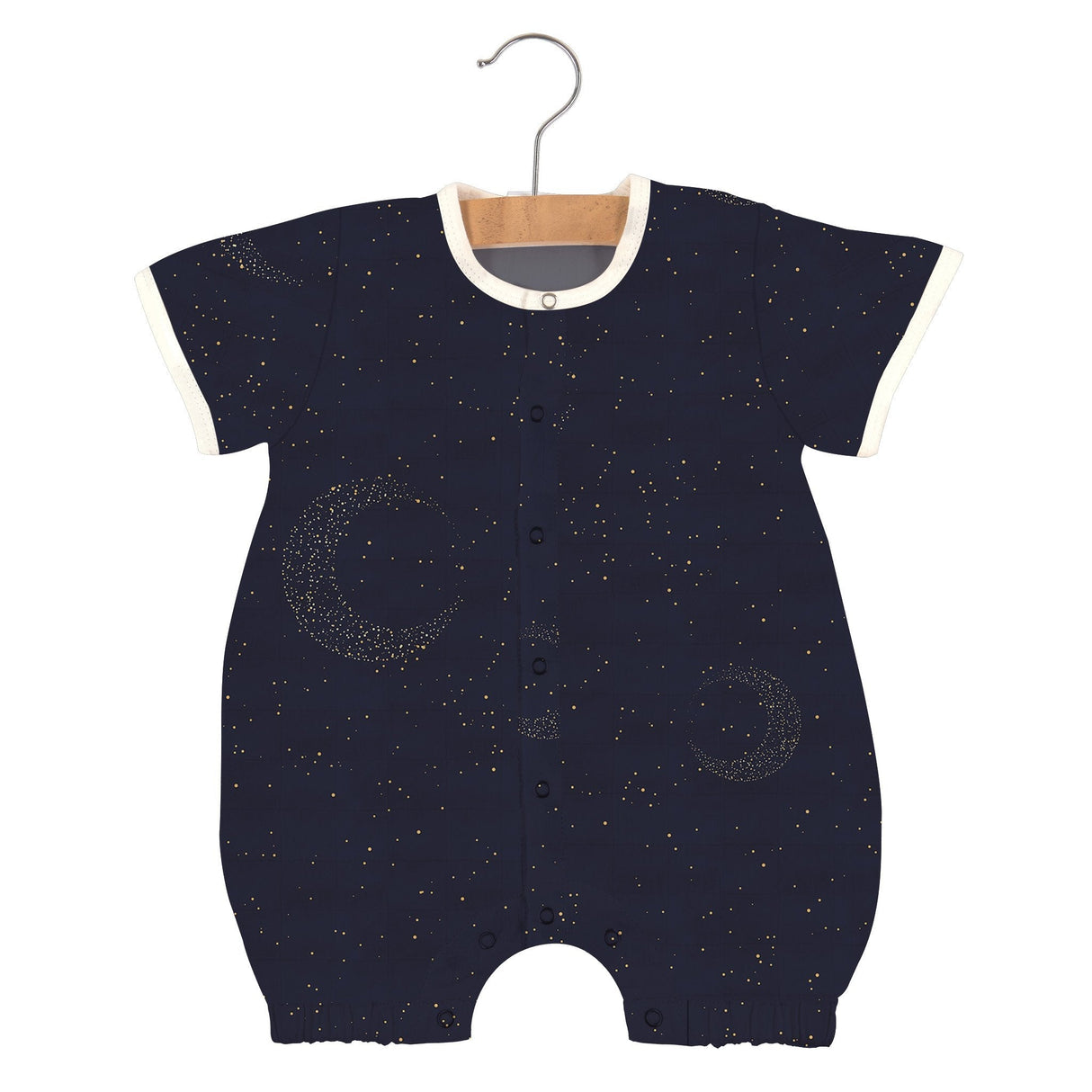 Midnight Moon Bamboo Newcastle Mini Romper - HoneyBug