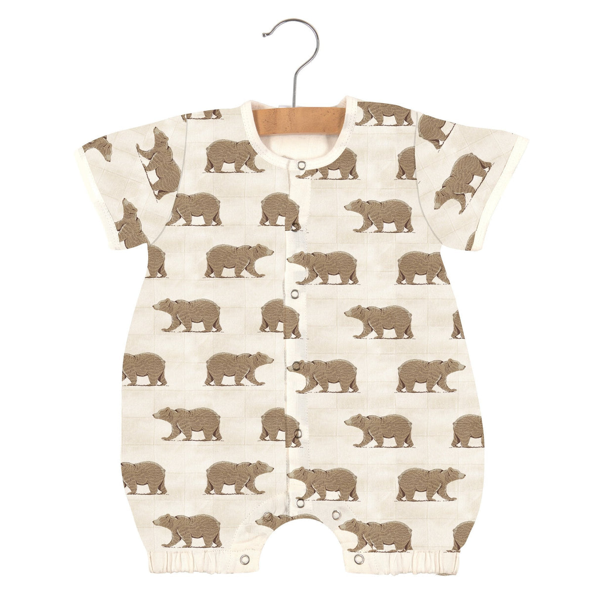 Goodnight Bear Bamboo Newcastle Mini Romper - HoneyBug