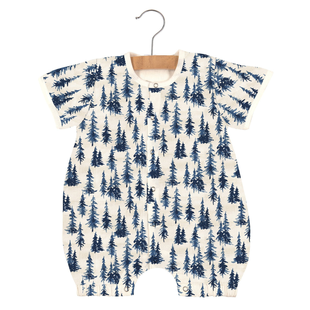 Indigo Forest Bamboo Newcastle Mini Romper - HoneyBug