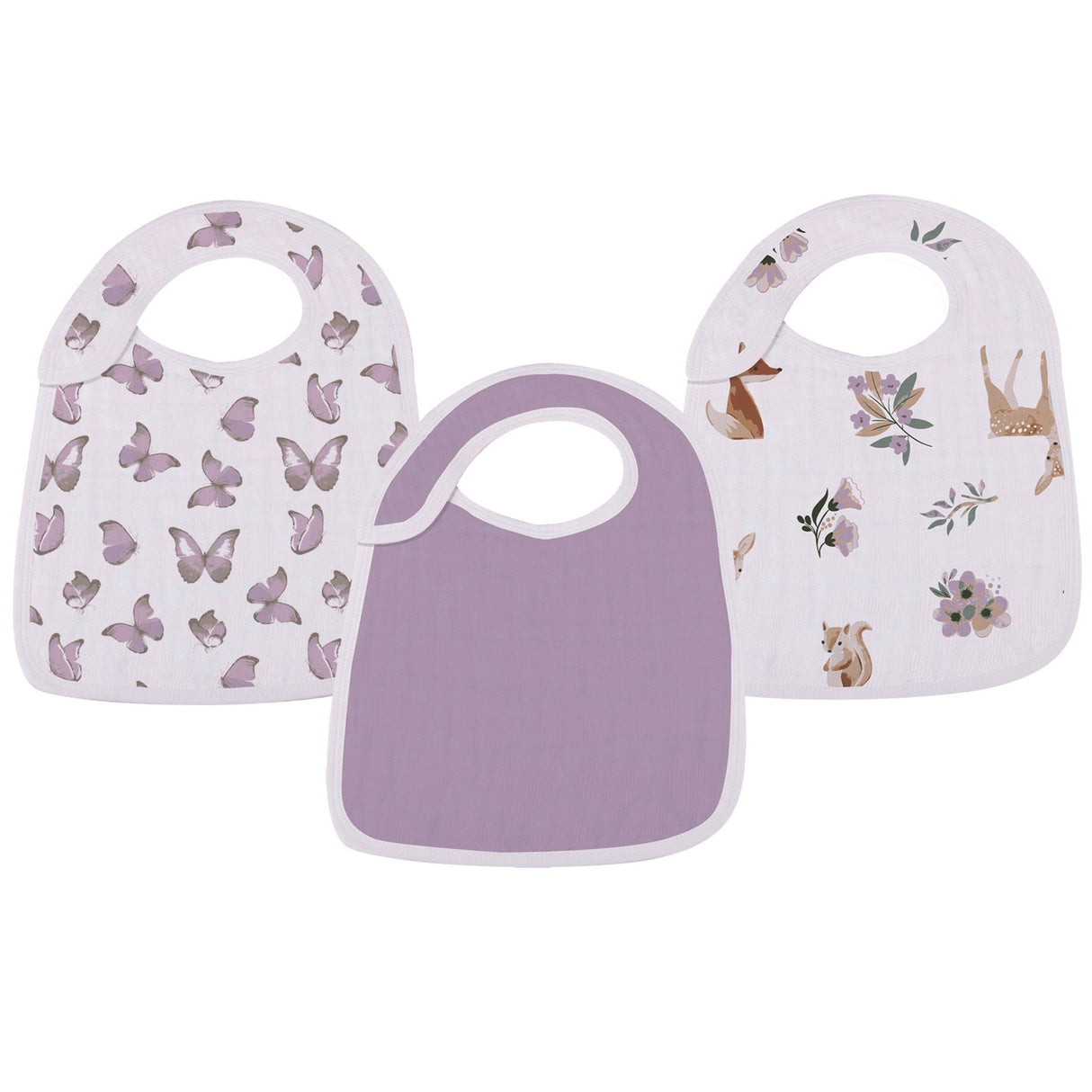 Mountain Meadow Snap Bibs Set - HoneyBug
