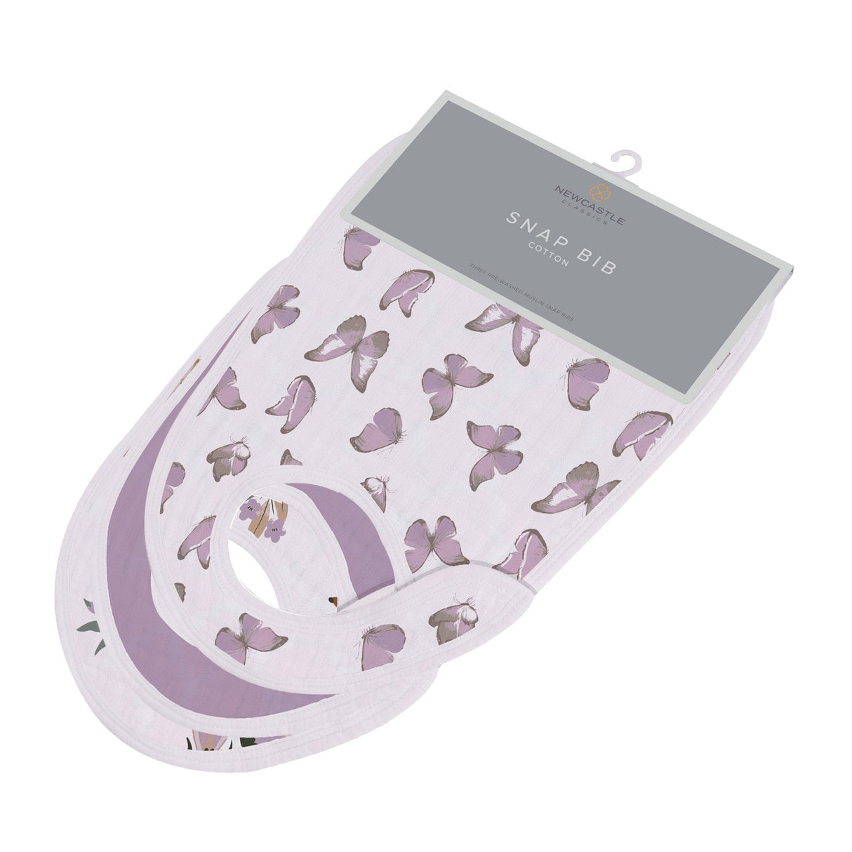 Mountain Meadow Snap Bibs Set - HoneyBug