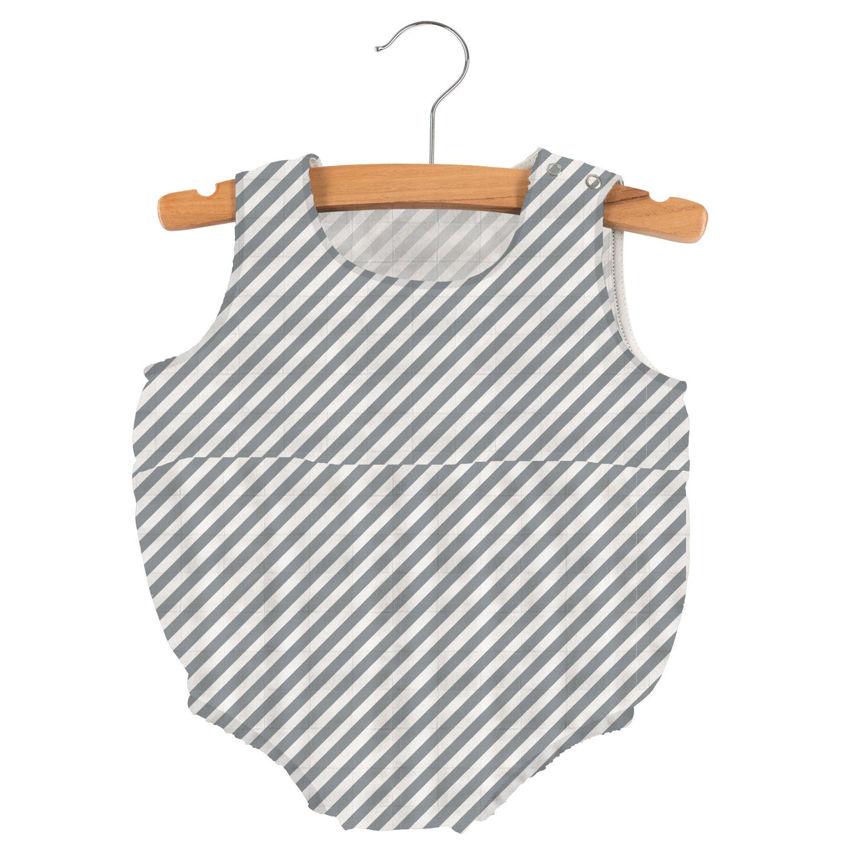 Finley Stripe Bamboo Newcastle Mini Bubble - HoneyBug