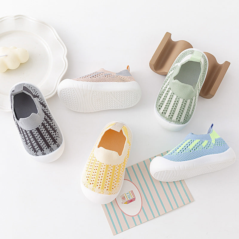 Baby First Walkers - Green Mix - HoneyBug