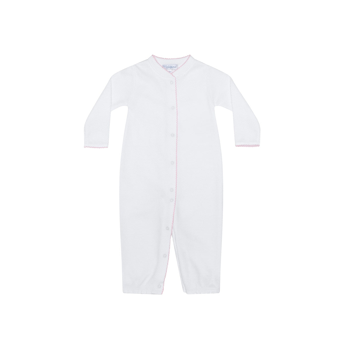 White Bubble Baby Converter Gown - HoneyBug